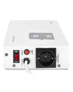 Стабілізатор напруги REAL-EL Stab Slim-500 Білий (White)