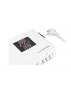 Стабілізатор напруги REAL-EL Stab Slim-500 Білий (White)
