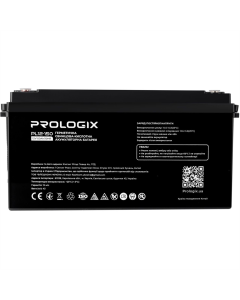 Акумуляторна батарея ProLogix 12V 150Ah (PL12-150) AGM