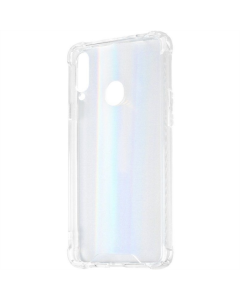 Чехол-накладка для Samsung A20s Hologram Case Прозрачный (Прозрачный)