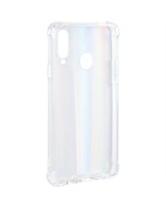 Чехол-накладка для Samsung A20s Hologram Case Прозрачный (Прозрачный)