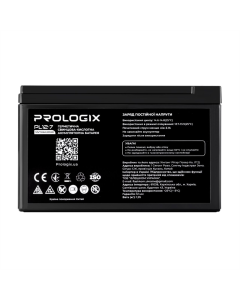 Акумуляторна батарея ProLogix 12V 7Ah (PL12-7) AGM