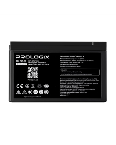 Акумуляторна батарея ProLogix 12V 9Ah (PL12-9) AGM