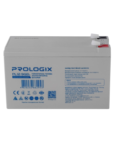 Акумуляторна батарея ProLogix 12V 9Ah (PL12-9) GEL