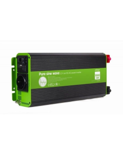 Інвертор напруги EnerGenie EG-PWC-PS1000-01 1000W Чорний (Black)