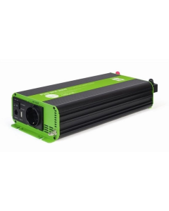 Інвертор напруги EnerGenie EG-PWC-PS1000-01 1000W Чорний (Black)