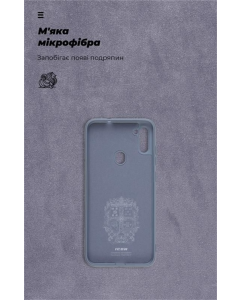 Чехол-накладка для Samsung A11/M11 ArmorStandart Icon Camera синего цвета (Blue)