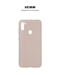Чехол-накладка для Samsung A11/M11 ArmorStandart Icon Camera cover Розовый (Pink Sand)