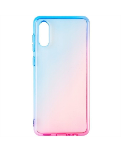 Чехол-накладка для Samsung A02 Ultra Gradient Case Сине-Розовый (Blue Pink)