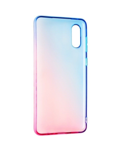 Чехол-накладка для Samsung A02 Ultra Gradient Case Сине-Розовый (Blue Pink)