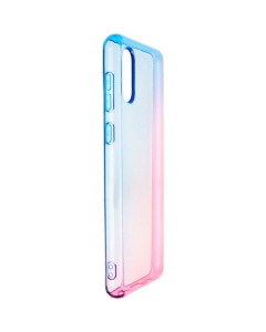 Чехол-накладка для Samsung A02 Ultra Gradient Case Сине-Розовый (Blue Pink)