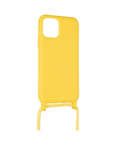 Чохол накладка для iPhone 11 Pro Wave Case + ремінець Жовта (Yellow)