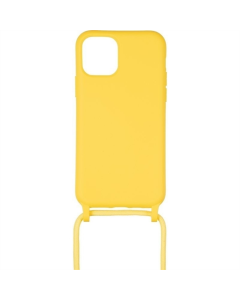 Чохол накладка для iPhone 11 Pro Wave Case + ремінець Жовта (Yellow)