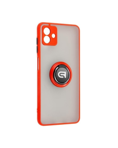 Чехол-накладка для Samsung A04 ArmorStandart Frosted Matte Ring Красный (Red)