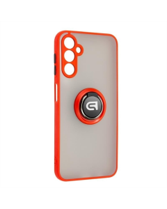 Чехол-накладка для Samsung A14 ArmorStandart Frosted Matte Ring Красный (Red)