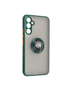 Чехол-накладка для Samsung A34 ArmorStandart Frosted Matte Ring Зеленый (Темно-зеленый)
