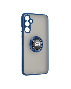 Чохол-накладка для Samsung A34 ArmorStandart Frosted Matte Ring Синя (темно-синий)