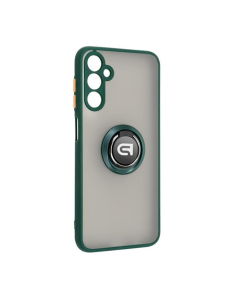 Чехол-накладка для Samsung M14 ArmorStandart Frosted Matte Ring Зеленый (Темно-зеленый)