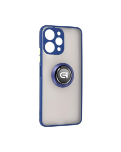 Чехол-накладка для Xiaomi Redmi 12 ArmorStandart Frosted Matte Ring Синий (Темно-синий)