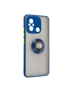 Чехол-накладка для Xiaomi Redmi 12C ArmorStandart Frosted Matte Ring Синий (Темно-синий)