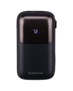 PowerBank 10000 мАч Borofone BJ62 + кабель 2в1 Type-C/ Lightning 22.5W+PD20W Черный (Black)
