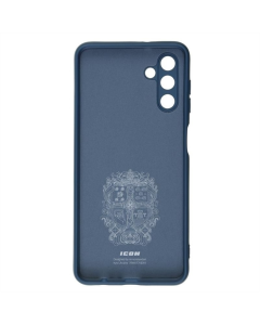 Чохол-накладка для Samsung A04s ArmorStandart Icon Camera cover Синя (Темно-синій)