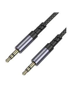 Кабель AUX Borofone BL24 1м Сірий (Gray)