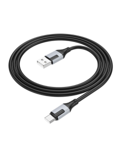 USB-кабель Borofone BX101 Creator Type-C 3A (1м) Черный (Black)