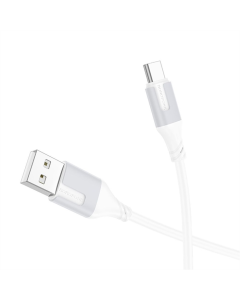 USB-кабель Borofone BX101 Creator Type-C 3A (1м) Белый (белый)