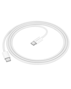 USB кабель Borofone BX103 Original 60W Type-C to Type-C 1м Білий (White)