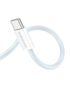 USB кабель Borofone BX103 Original 60W Type-C to Type-C 1м Блакитний (blue)
