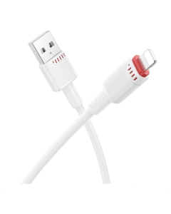 USB-кабель Borofone BX110 Lightning 2.4A 1м Черный (Black)