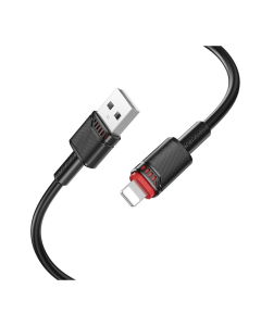 USB-кабель Borofone BX110 Lightning 2.4A 1м Черный (Black)