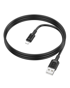 USB-кабель Borofone BX111 Lightning 2.4A 1м Черный (Black)
