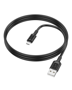 USB-кабель Borofone BX111 Micro 2.4A 1м Черный (Black)