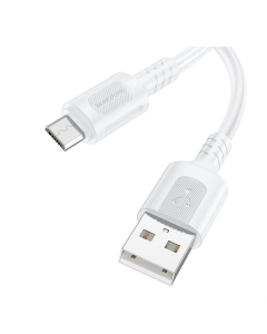 USB-кабель Borofone BX111 Micro 2.4A 1м Белый (White)