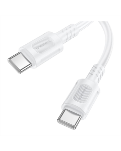 USB-кабель Borofone BX111 Type-C to Type-C 60W 1м Белый (белый)