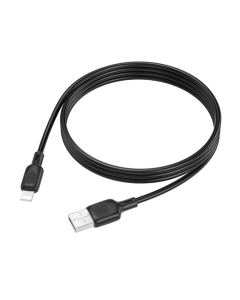 USB-кабель Borofone BX113 Lightning 2.4A 1м Черный (Black)