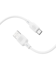 USB-кабель Borofone BX113 Silicone Type-C 3A 1м Белый (белый)