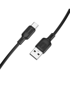 USB-кабель Borofone BX113 Silicone Type-C 3A 3м Черный (Black)