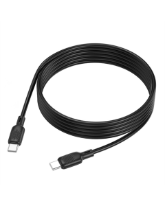 USB-кабель Borofone BX113 Silicone Type-C to Type-C 60W 2м Черный (Black)