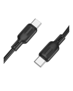 USB-кабель Borofone BX113 Silicone Type-C to Type-C 60W 3м Черный (Black)