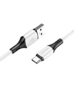 USB-кабель Borofone BX79 Silicone Type-C 3A Черный (Black)