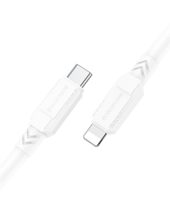 USB-кабель Borofone BX81 PD Type-C to Lightning (1м) Белый (White)