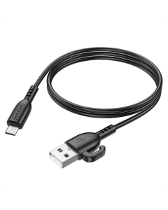 USB-кабель Borofone BX91 Micro 2.4A Черный (Black)