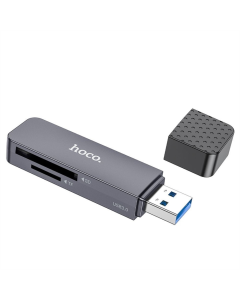 Кардридер Hoco HB45 Spirit 2-in-1 USB 3.0 Серый (Gray)