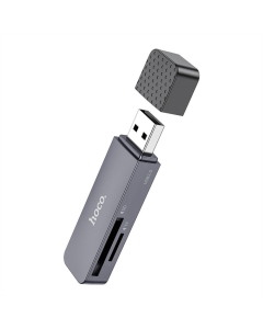 Кардридер Hoco HB45 Spirit 2-in-1 USB 3.0 Серый (Gray)