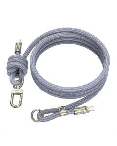 USB кабель Hoco GH7 Type-C to Type-C 60W 1.8м Синій (Blue)