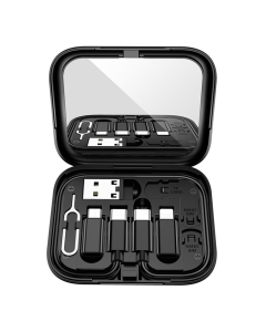 USB-кабель Hoco U114 Treasure box 6in1 3A 60W Черный (Black)