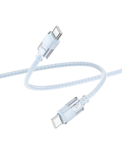 USB-кабель Hoco U132 60W Type-C to Type-C 1.2м Зелений (зеленый)